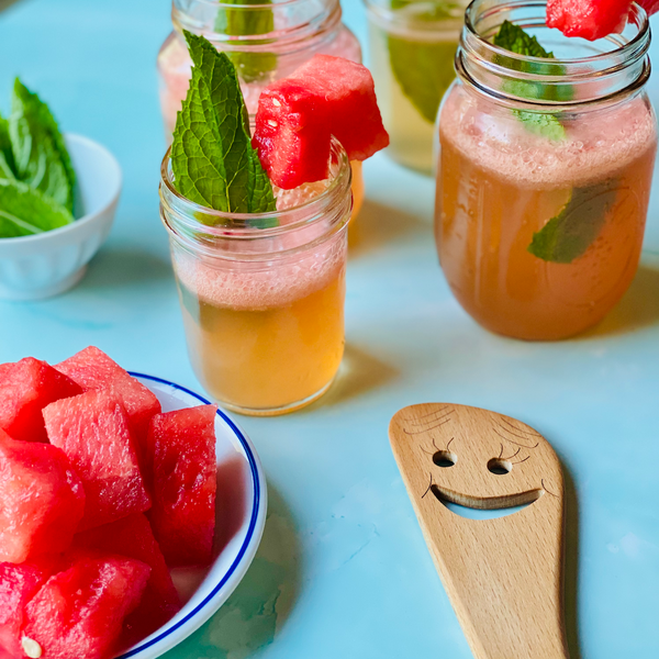 Sparkling Lemonade Watermelon Tea