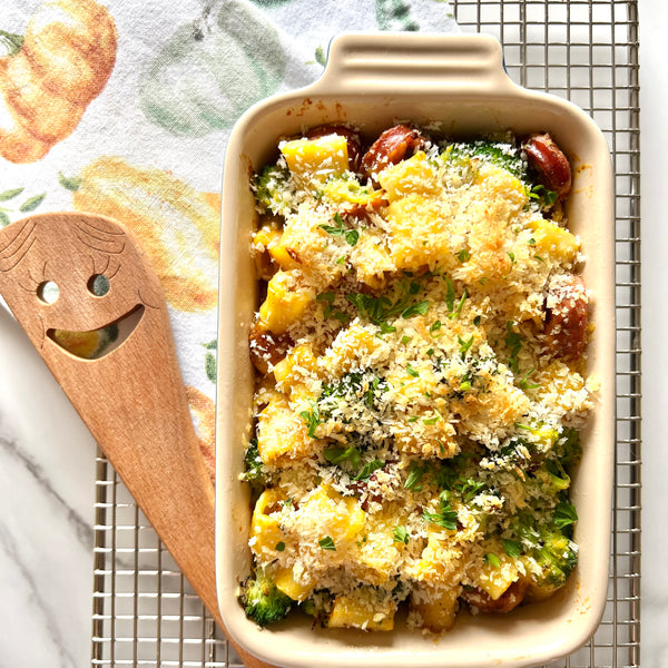 Butternut Squash Mac & Cheese Bake