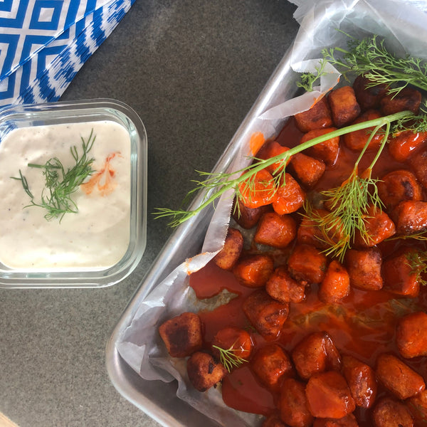 Buffalo Cauliflower Bites