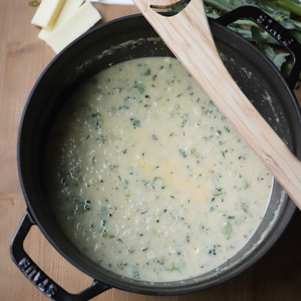 Cauliflower Broccoli Cheddar Soup