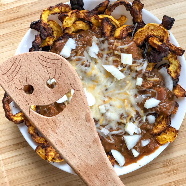 Madras Lentils Delicata Squash Fries