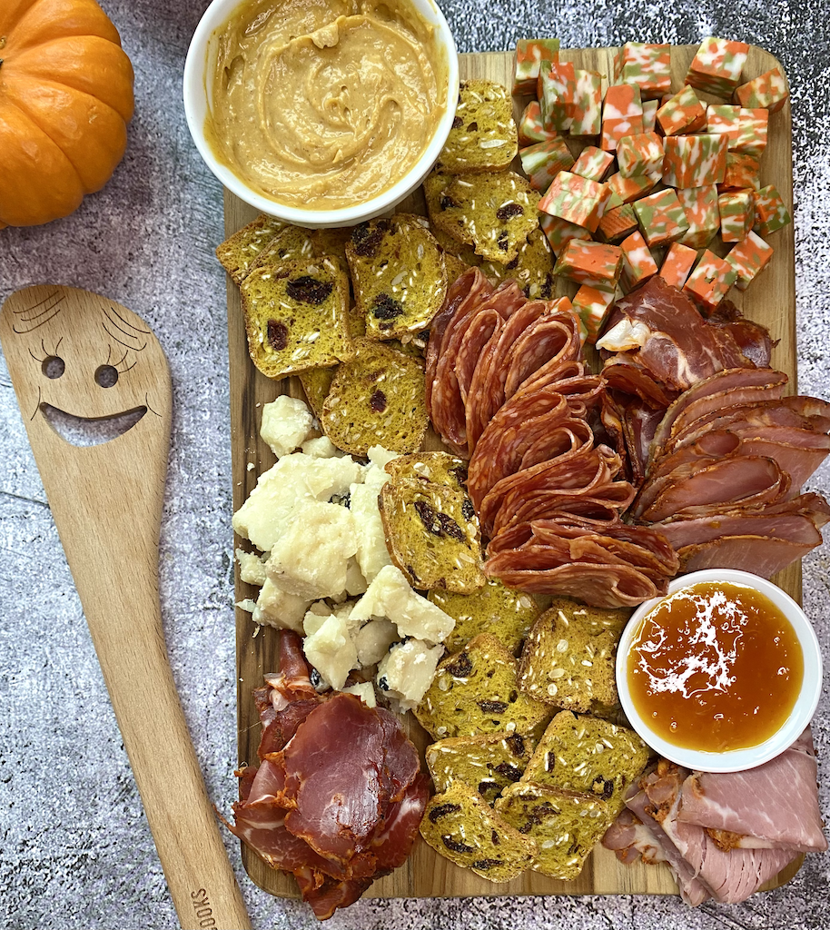 Fall Inspired Spicy Charcuterie Board