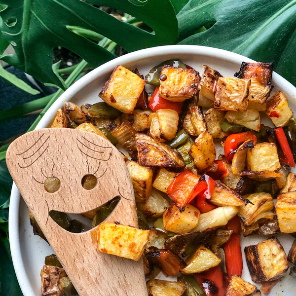 Potato Hash With Bomba Sauce