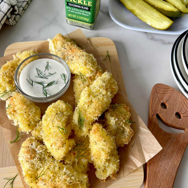 Crispy Dill Pickle Cheese Curds