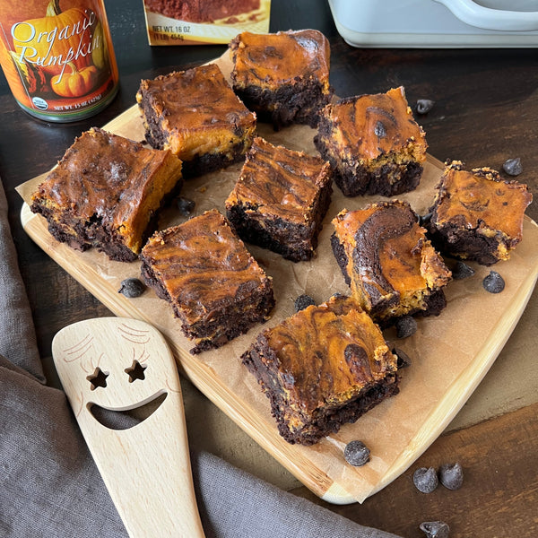 Pumpkin Cheesecake Brownies