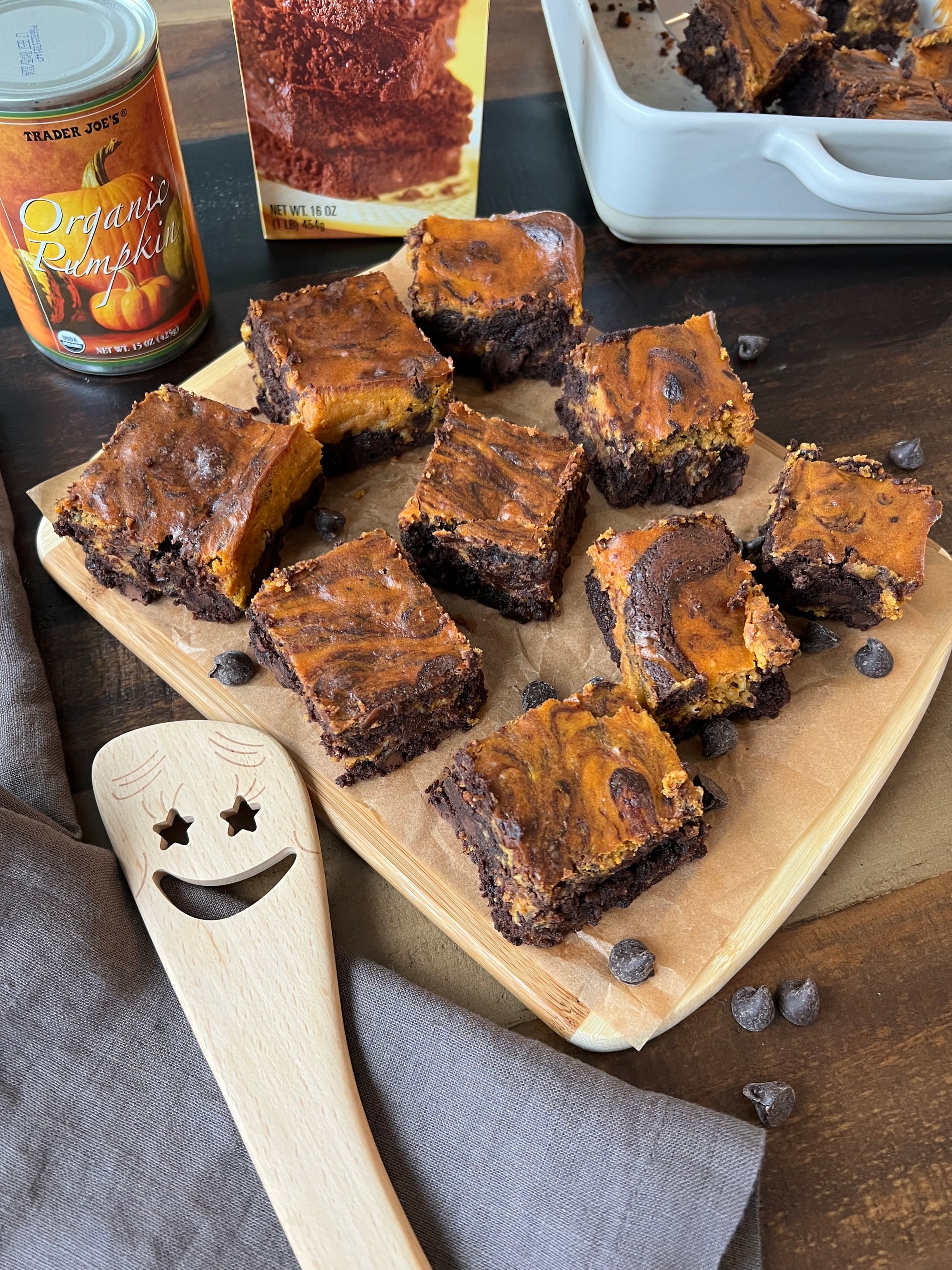 Pumpkin Cheesecake Brownies