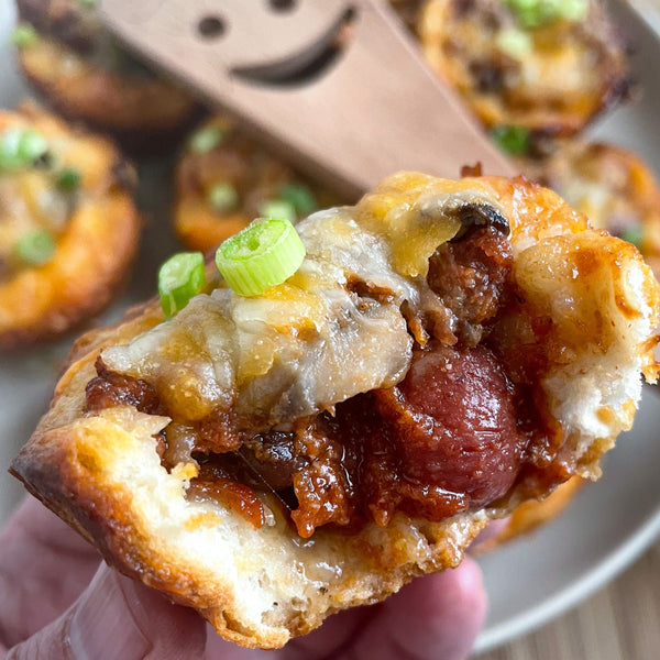 Cheesy Chili Dog Cups
