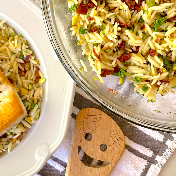 Lemon Pistachio Orzo