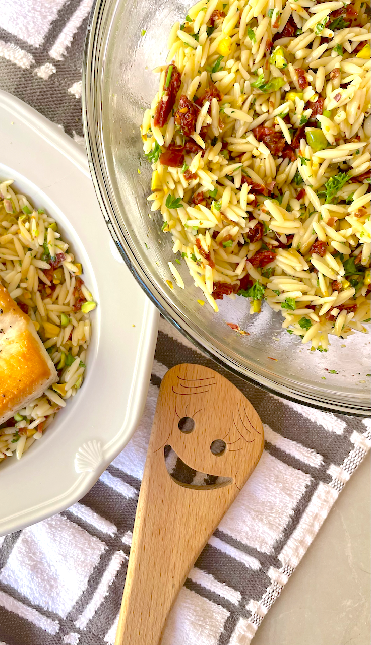 Lemon Pistachio Orzo