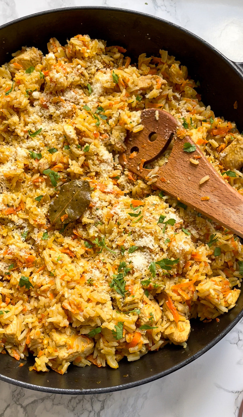 Cooked Pat Rice Cozy Chicken & Rice
