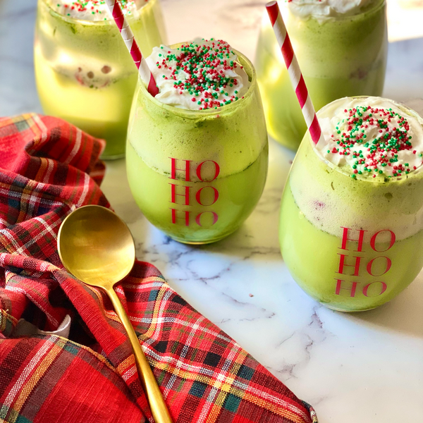 Green Tea Matcha Christmas Float
