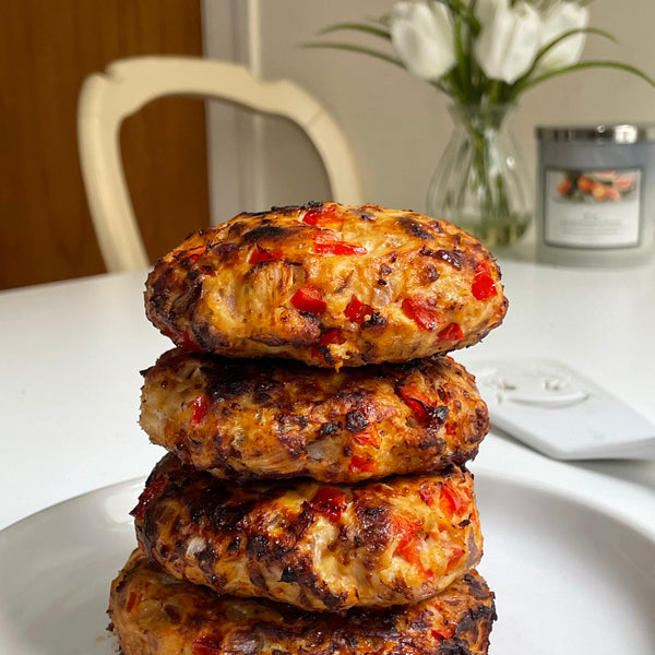Veggie Packed Chicken Burgers