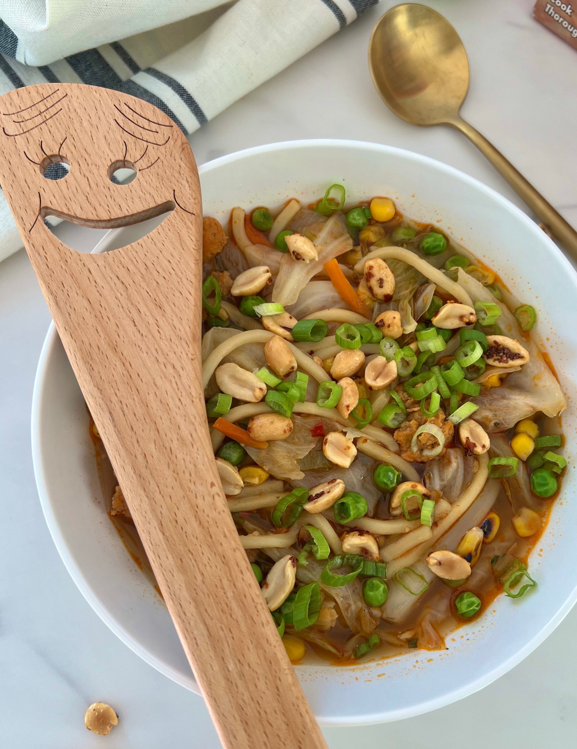 Peanutty Chicken Noodle Soup