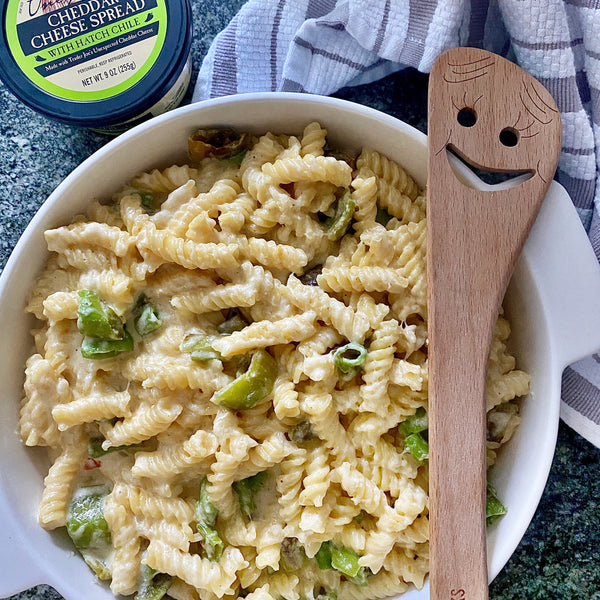 Unexpected Cheddar Hatch Chile Mac & Cheese