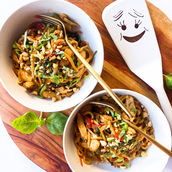 One Pan Spicy Thai Noodles