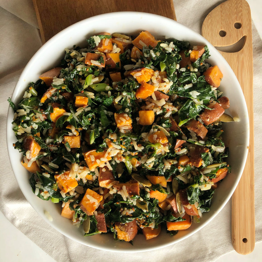 Harvest Salad with Maple Balsamic Vinaigrette