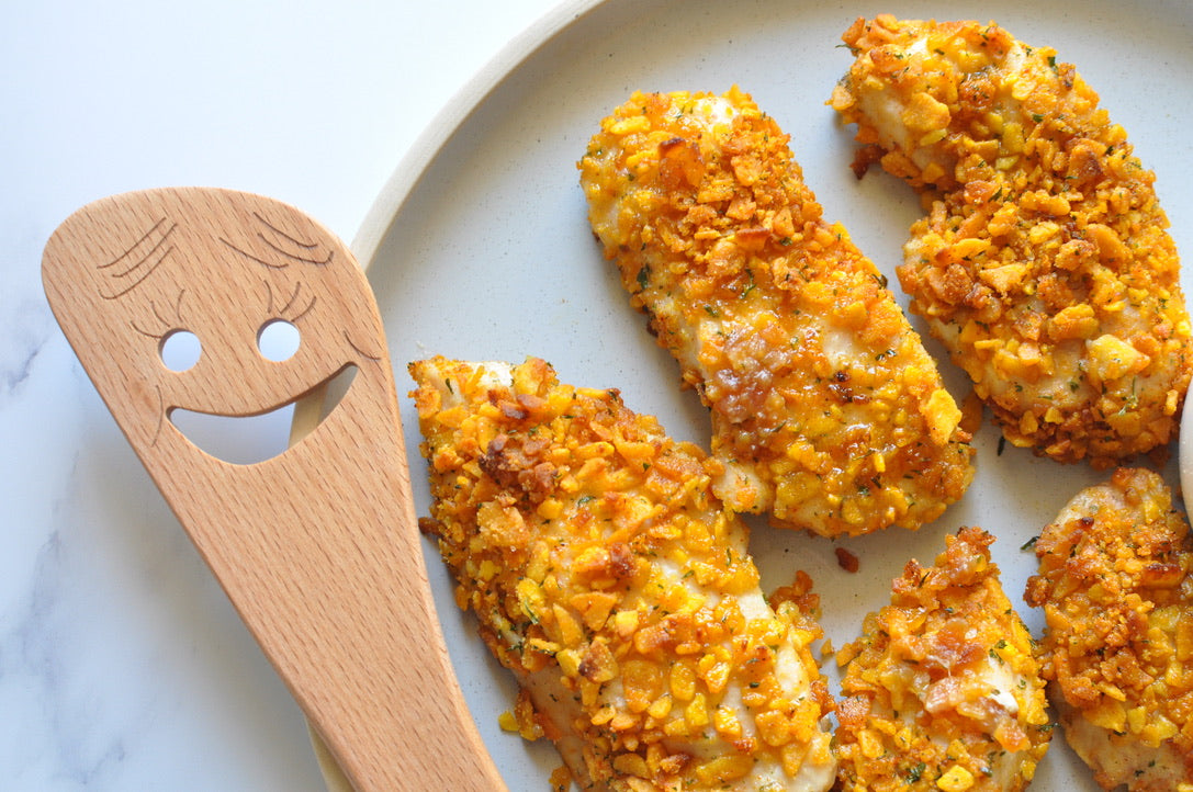 Plantain Crusted Chicken Fingers