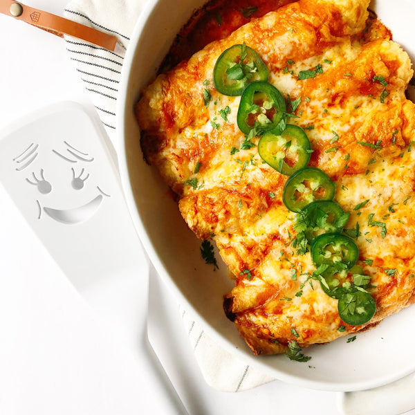 Simple Red Chicken Enchiladas