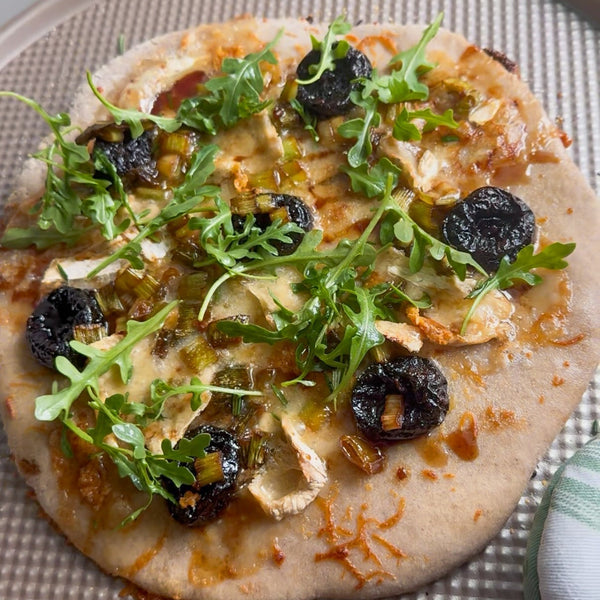 Brie, Prune & Mozzarella Pizza