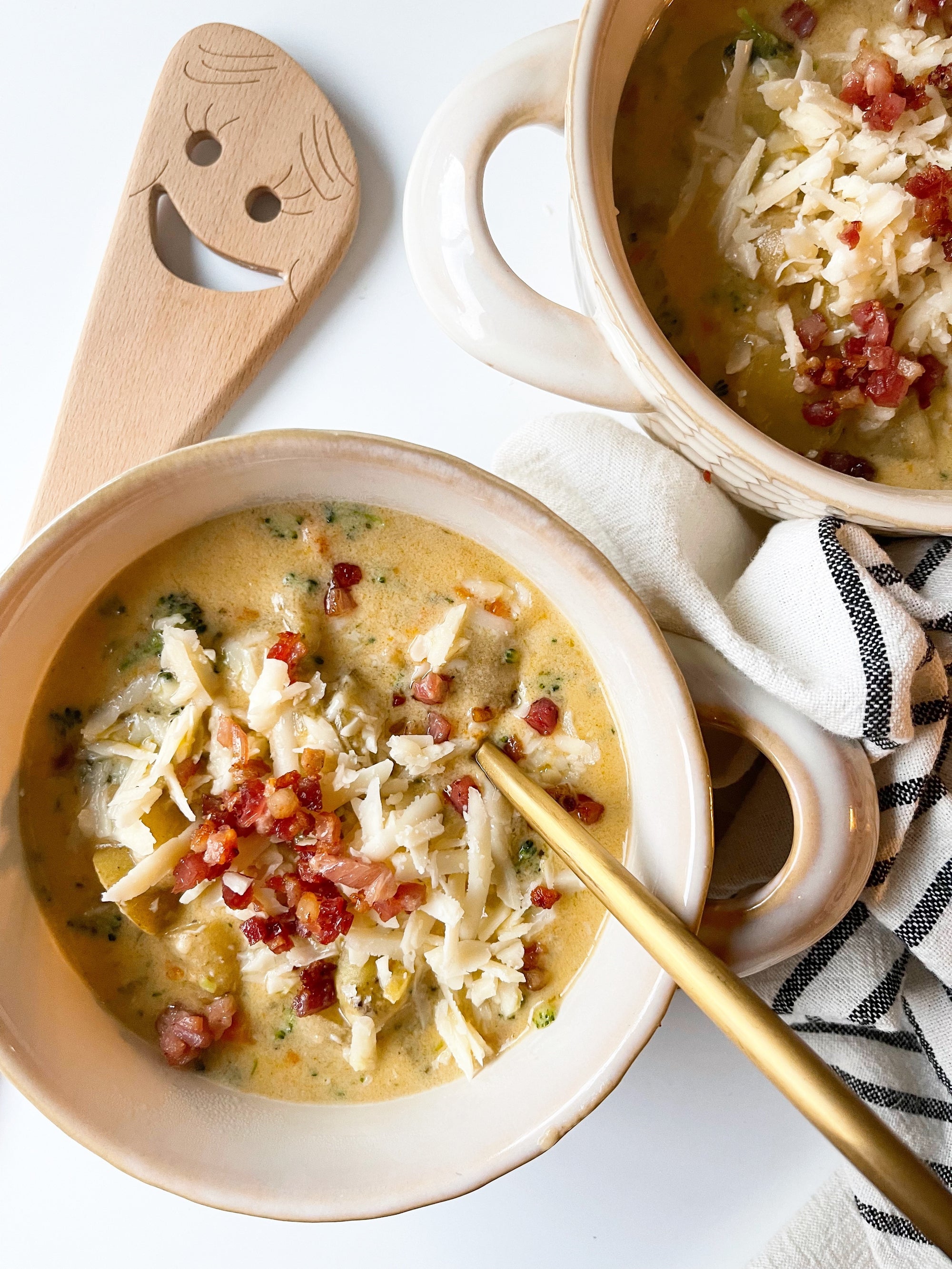 Unexpected Cheddar, Broccoli & Potato Soup
