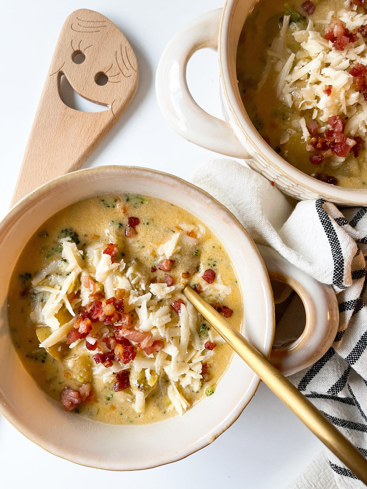 Unexpected Cheddar, Broccoli & Potato Soup – Pat Cooks