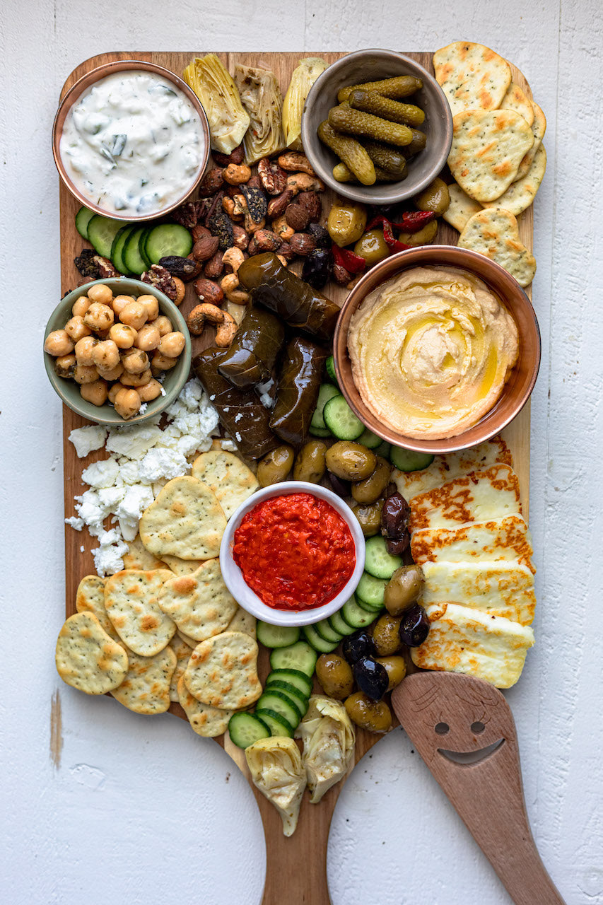 Greek Inspired Snack Board