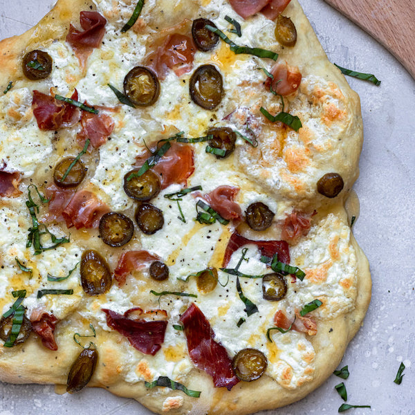 Hot Honey Prosciutto Pizza