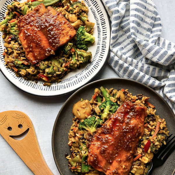 Soyaki Salmon Stir Fry