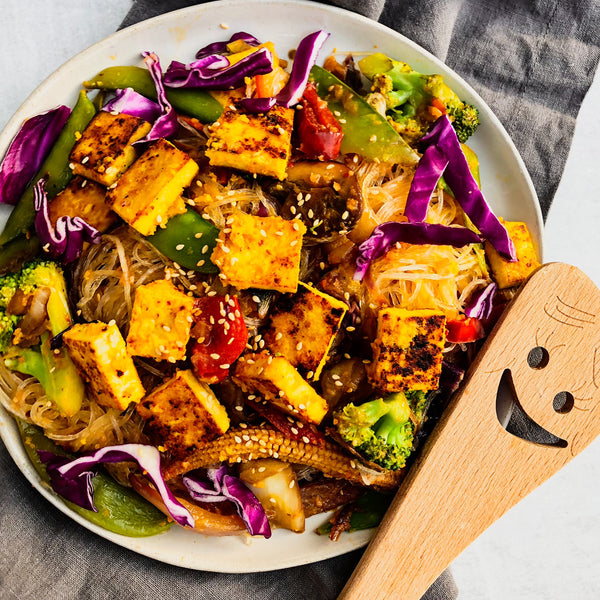 Carrot Ginger Miso Noodles