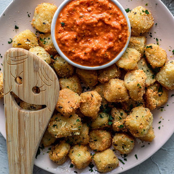 Air Fryer Parmesan Cauliflower Gnocchi