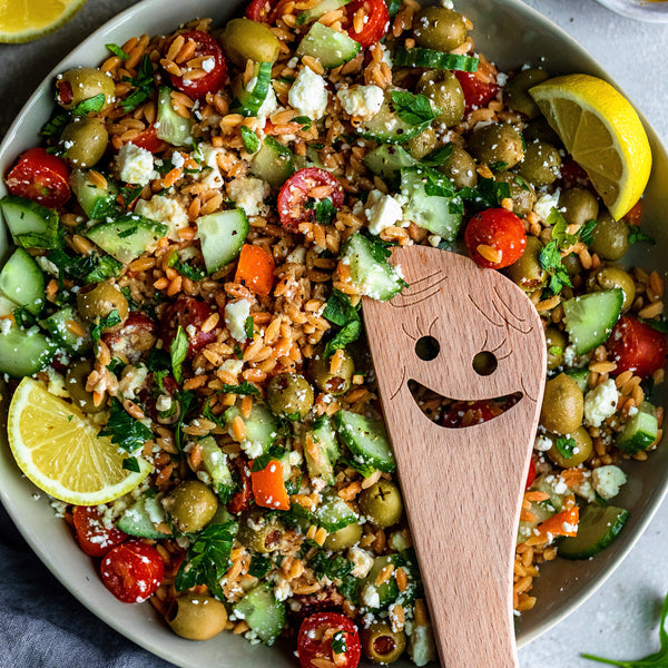 Greek Risoni Salad