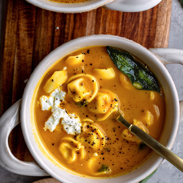Butternut Squash Tortellini Sage Soup