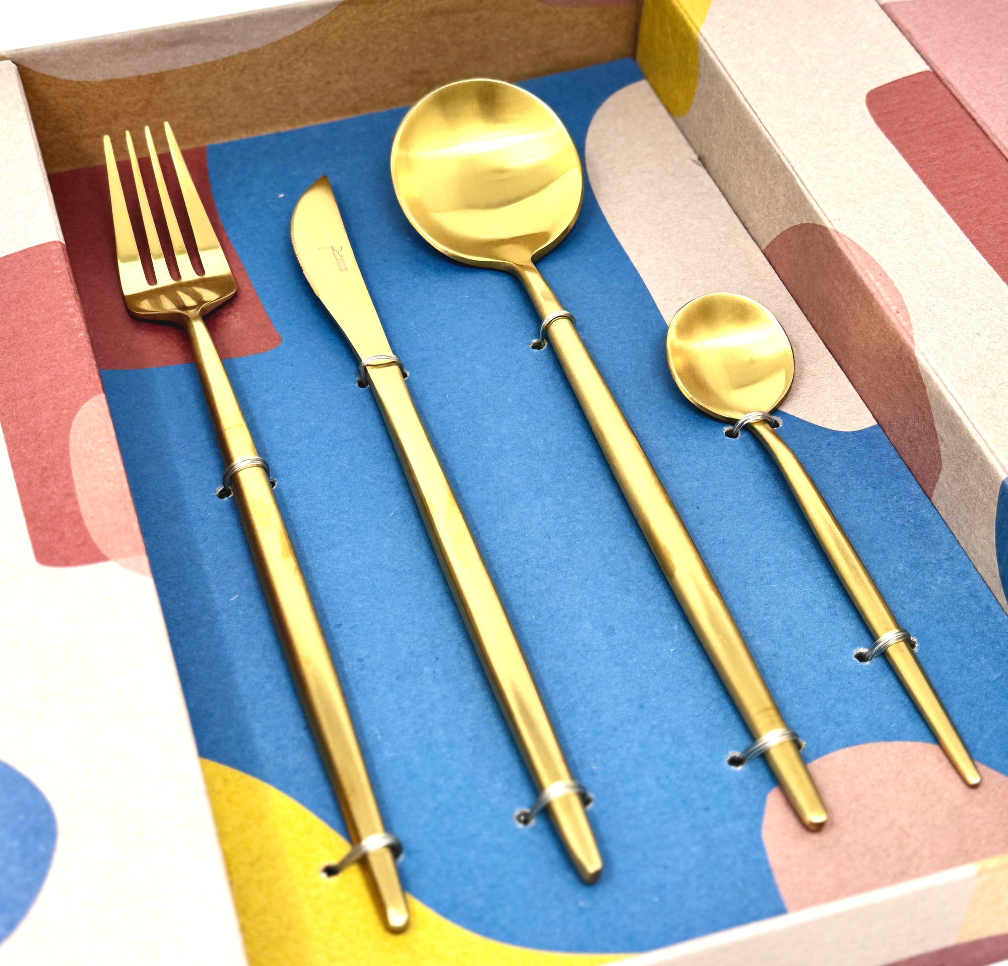 Four Person Golden Hour Flatware Set