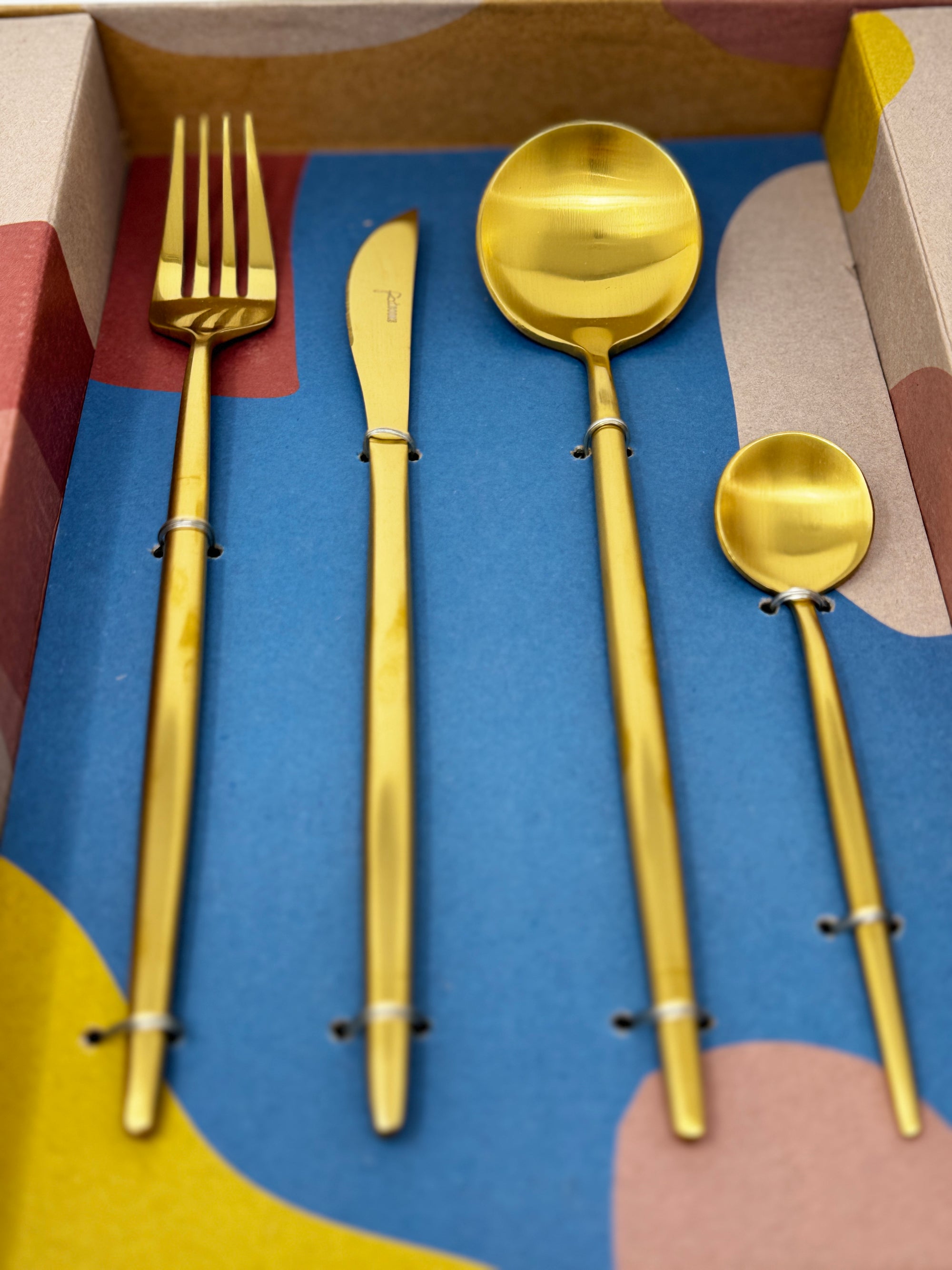 Four Person Golden Hour Flatware Set