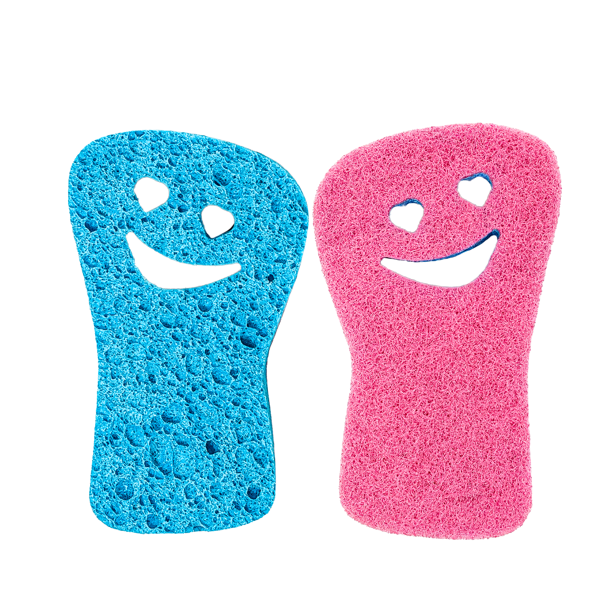 Flamingo and Ocean Sudsy Pat sponge colorway